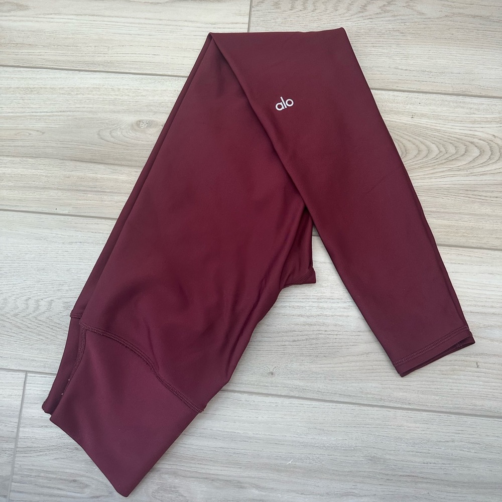 ALO Yoga Deep Red Leggings